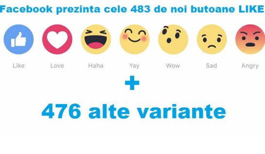 Cu toții suntem diferiți! Facebook va introduce 483 noi variante de butoane de LIKE
