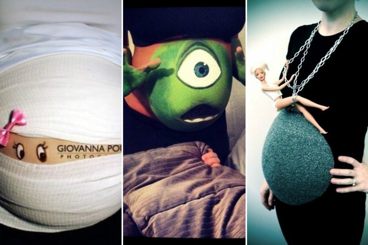 FOTO: 17 femei însărcinate care și-au pregătit burtica pentru Halloween