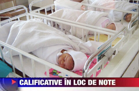 Schimbări în sistemul medical: Nou-născuții nu vor mai primi note ci calificative!