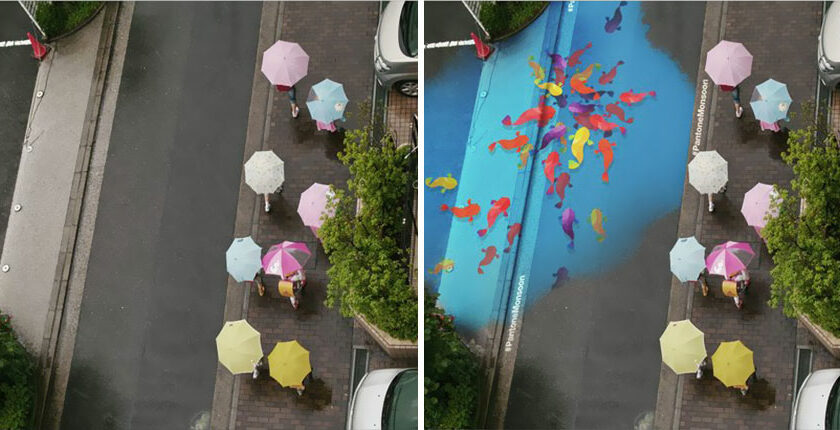 FOTO: Cele mai tari picturi stradale. Uite ce se întâmplă când plouă!