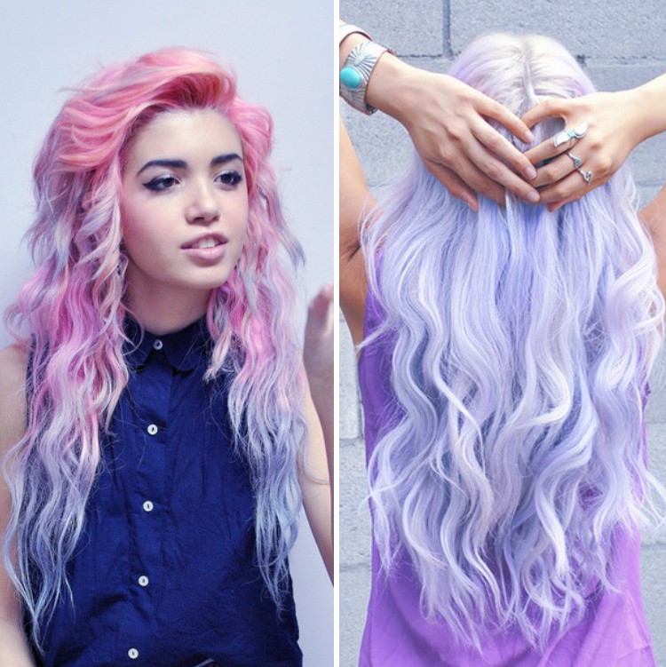 FOTO: Mermaid Hair este cel mai nou trend. Uite cum obții un look de sirenă!
