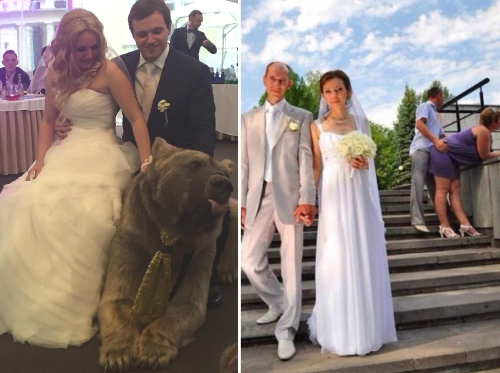 TOP 17 cele mai DUBIOASE fotografii de nuntă pe care le vei vedea vreodată