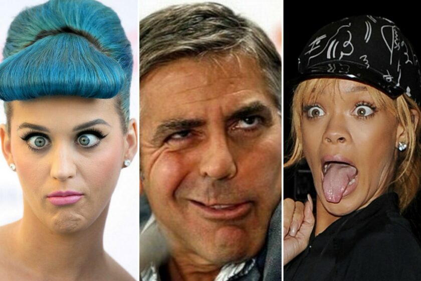 GALERIE FOTO: 14 celebrități care se strâmbă în cele mai DUBIOASE feluri