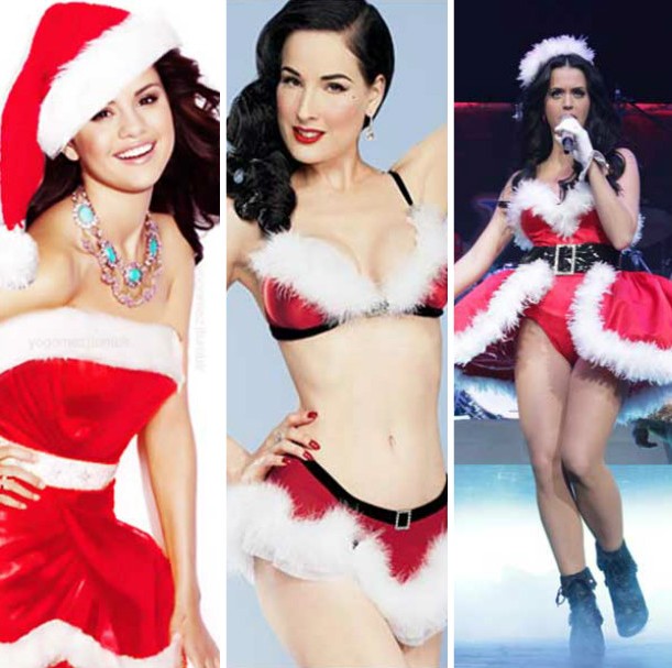IMAGINI DE COLECȚIE: Nouă celebrități care s-au costumat în Crăciunițe