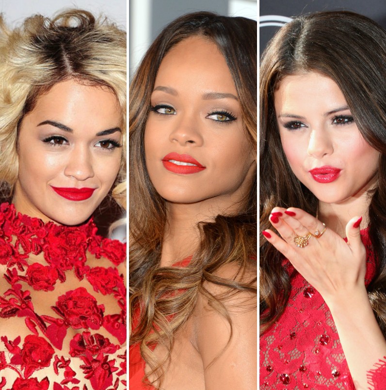 11 cântărețe care demonstrează că rujul roșu e cel mai sexy. Cui îi stă cel mai bine?
