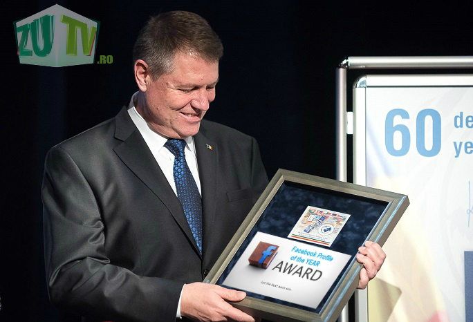 Bilanț la sfârșit de an: Klaus Iohannis a fost premiat pentru activitatea sa pe facebook!