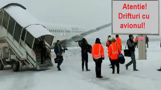 Pilotul care a derapat pe pista de aterizare din Cluj este acuzat că făcea drifturi cu avionul!