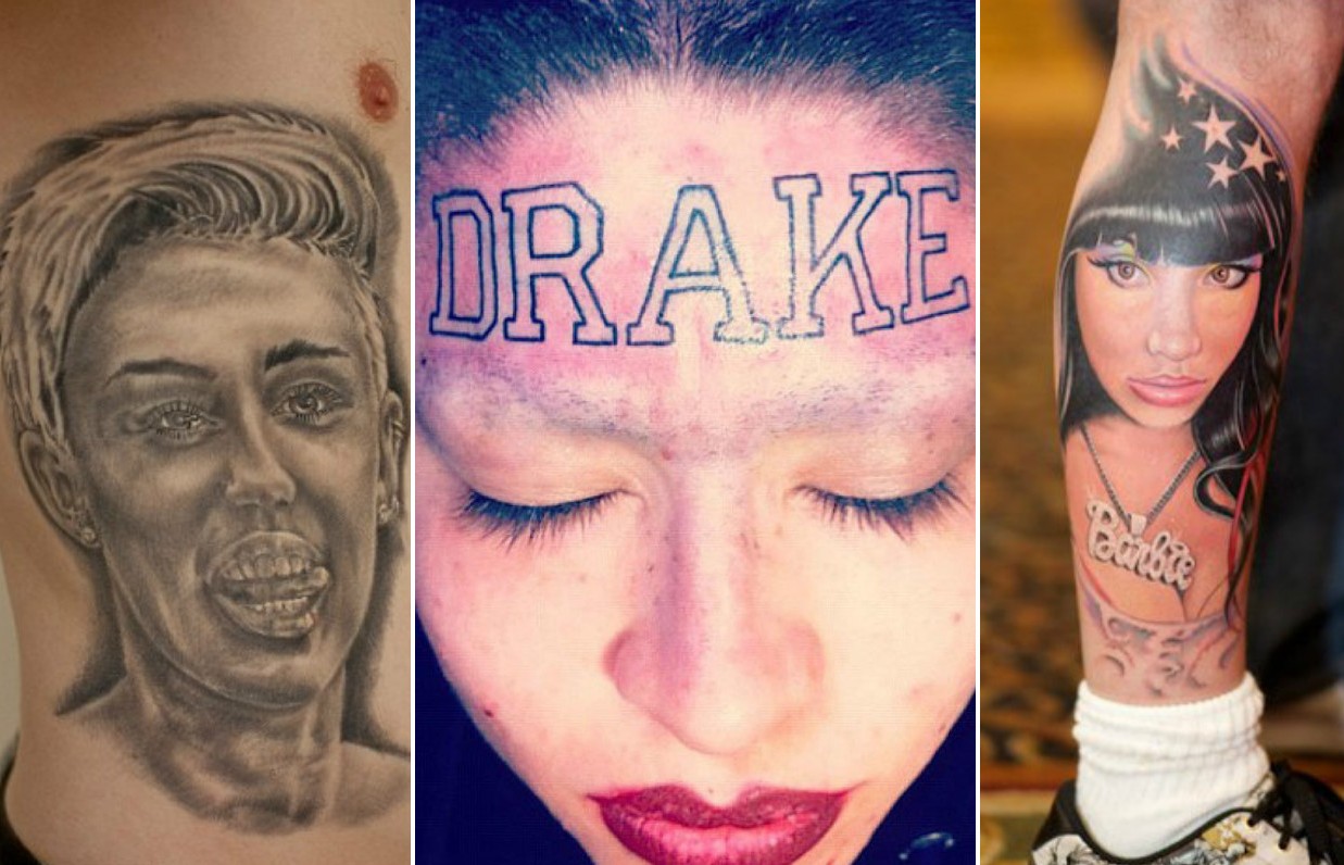 FOTO: 11 fani obsedați care și-au tatuat idolii și toată lumea a râs de rezultat