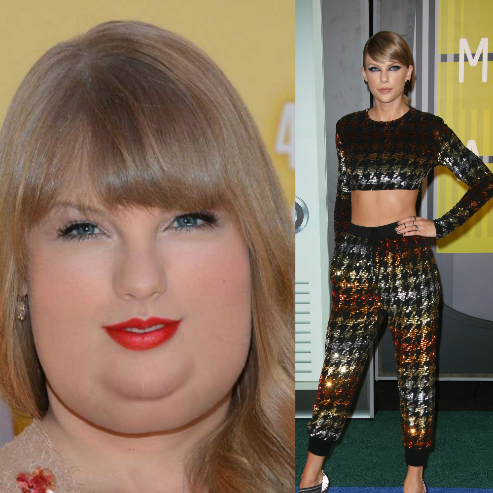 FOTO: AȘA ar fi arătat 11 celebrități dacă erau obeze