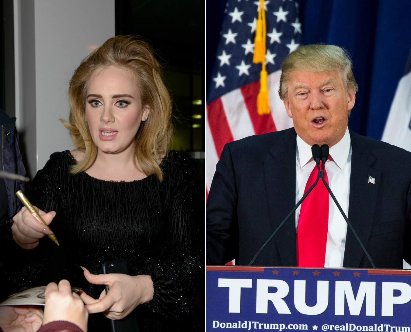 Adele l-a refuzat pe Donald Trump