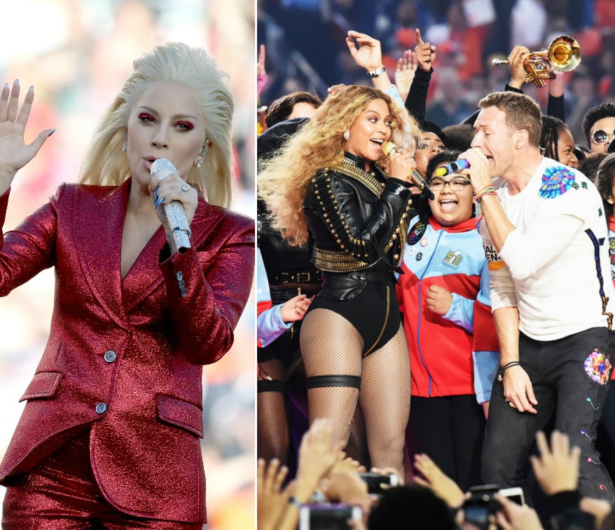 VIDEO: Lady Gaga, Beyonce, Coldplay și Bruno Mars au făcut show total la Super Bowl!