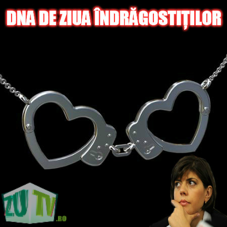 De Ziua Îndrăgostiților, DNA vrea să îi surprindă pe corupți și va folosi cătușe în formă de inimioară