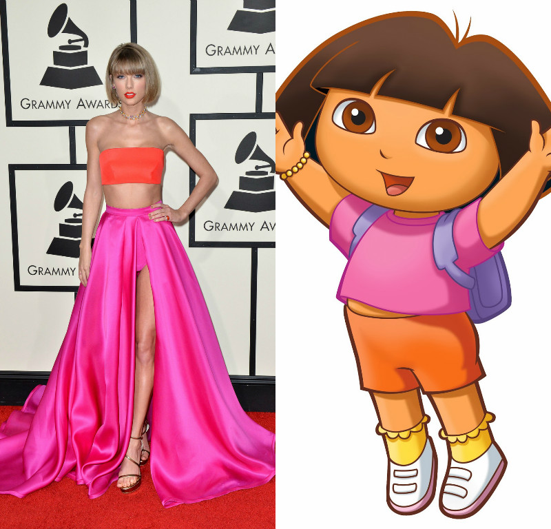 8 celebrități sau chestii cu care a semănat Taylor Swift la Premiile Grammy