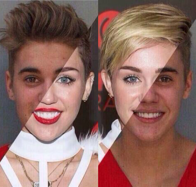 FOTO OMG: Dovada că Miley Cyrus și Justin Bieber ar putea fi frați