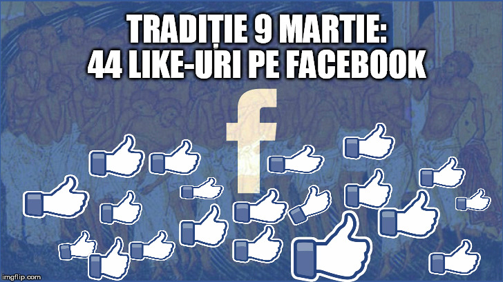 Tradițiile se mută pe online: Românii dau, astăzi, 44 de Like-uri pe facebook în loc de cele 44 de pahare!