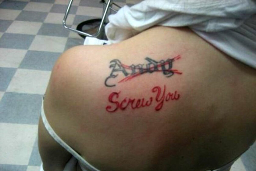 De ce NU e cool să-ţi tatuezi numele lui „iubi”