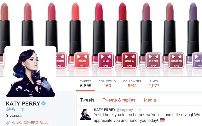 Hackerii i-au spart contul de Twitter lui Katy Perry. Uite ce au postat pe pagina artistei