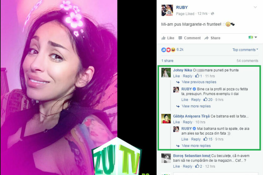 11 momente în care Ruby i-a pus la punct pe haterii de pe Facebook