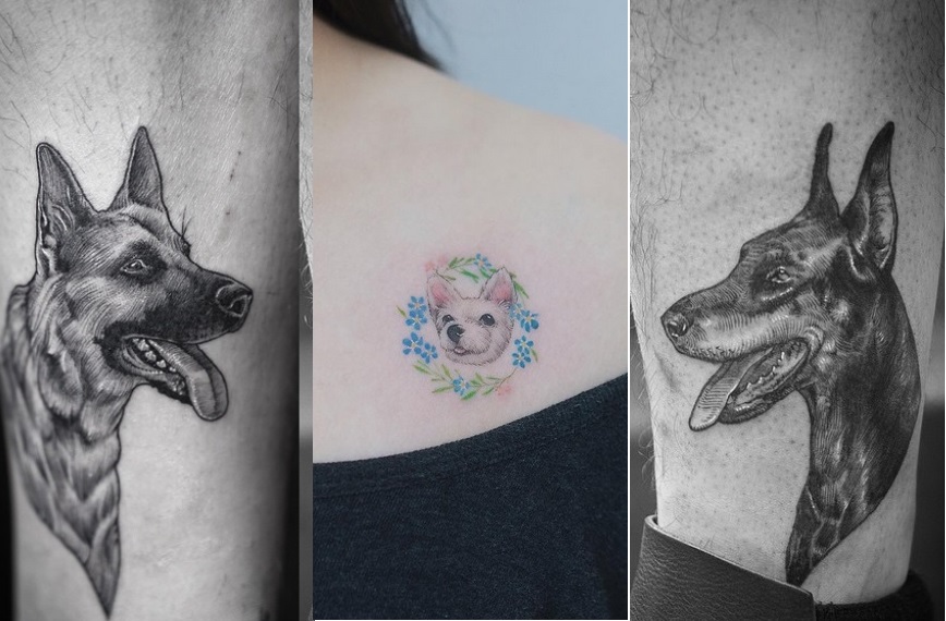 FOTO. 10 tatuaje cu căţei de care o să te îndrăgosteşti pe loc