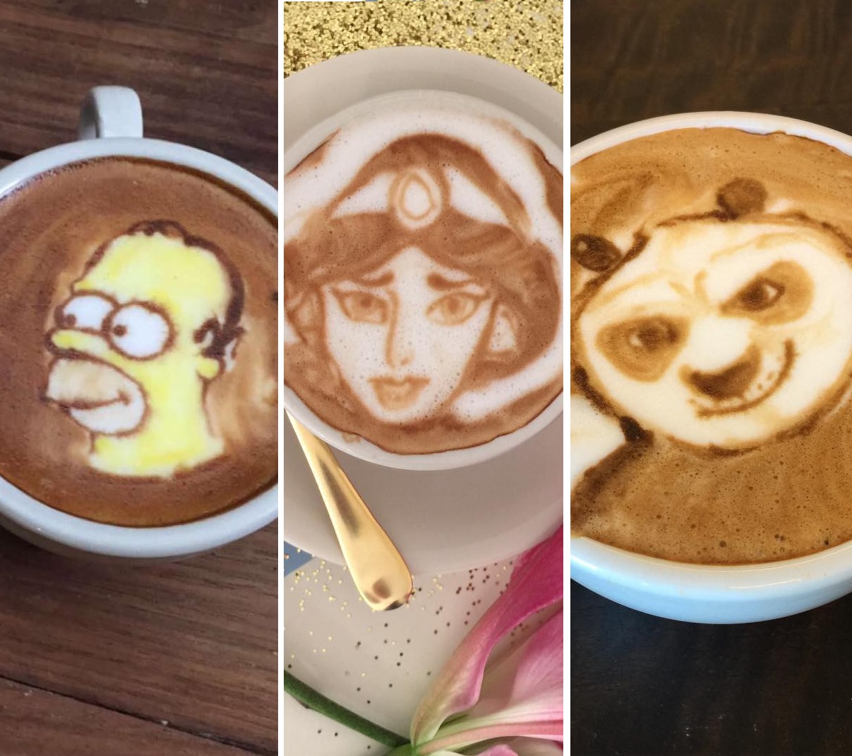 Asta înseamnă coffee art! TOP 9 cele mai beton cafele cu personaje din desene animate
