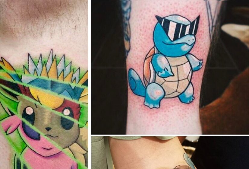 TOP 15 tatuaje cu Pokemoni mai BETON decât ţi le-ai fi imaginat