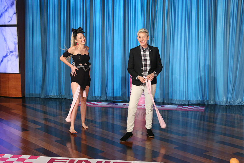 Miley Cyrus i-a luat locul lui Ellen DeGeneres la emisiune
