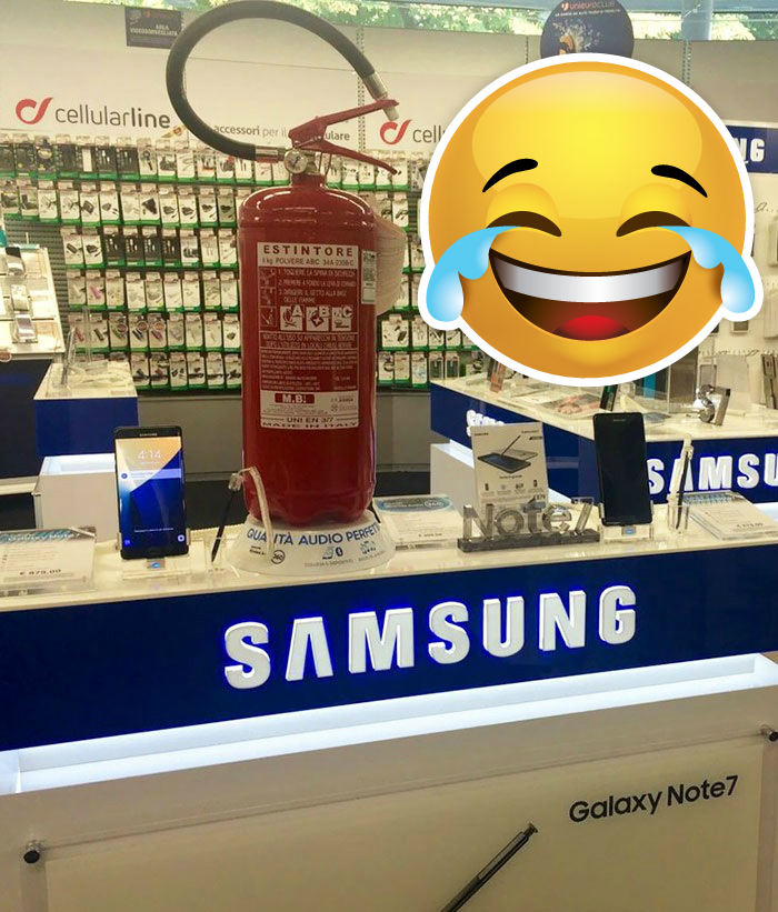 FOTO LOL. Cele mai tari glume cu Samsung Galaxy Note 7 care au apărut pe net