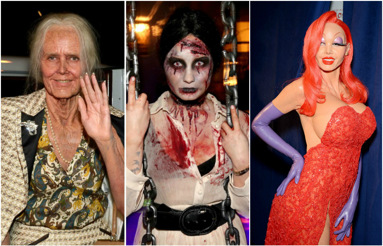 12 celebrități care au devenit de nerecunoscut pentru Halloween