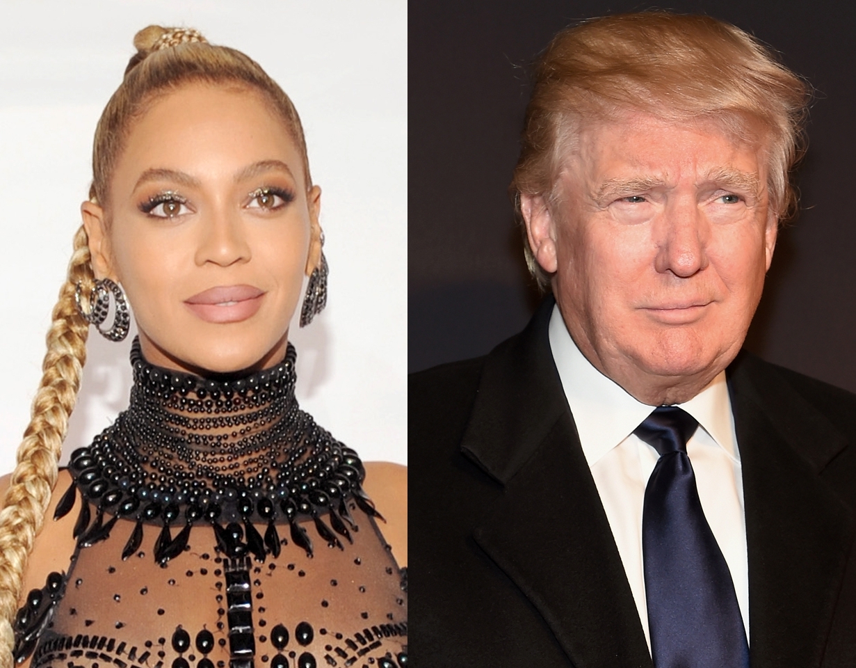 Beyonce şi Donald Trump se bat pentru cel mai important titlu al anului. Cine va câştiga?