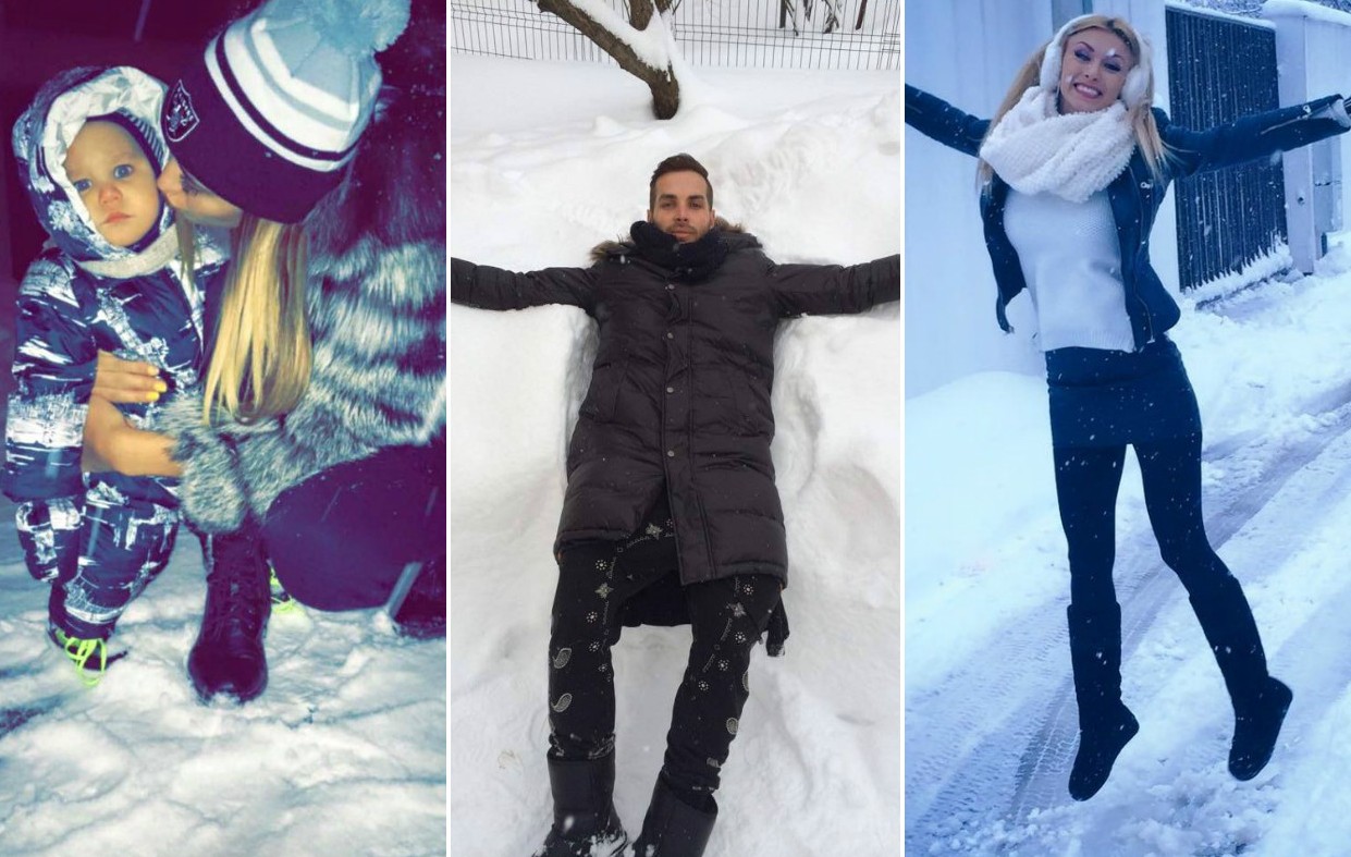 TOP 13 artiști de la noi care sunt înnebuniți după zăpadă