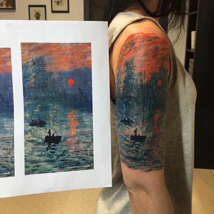FOTO. 13 tatuaje inspirate din opere de artă celebre. Ţi-ai face aşa ceva?