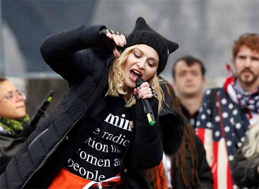 OMG! Madonna riscă închisoarea, după declaraţiile anti Trump