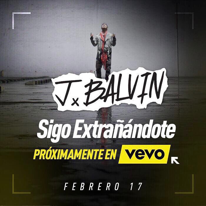 VIDEOCLIP NOU: J. Balvin – Sigo Extrañándote