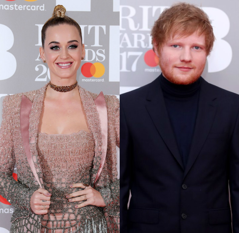 VIDEO: Faza zilei cu Ed Sheeran și Katy Perry. Ăsta e cel mai DUBIOS interviu cu ei, EVER!