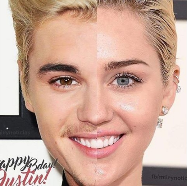 FOTO OMG: Dovada că Miley Cyrus și Justin Bieber ar putea fi frați