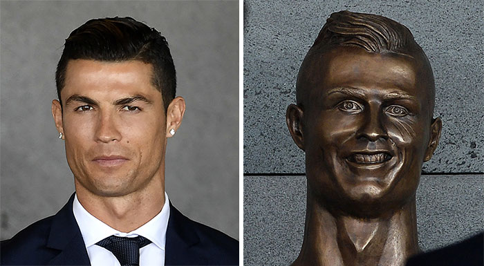 OMG! Astea sunt cele mai HIDOASE statui ale celebrităţilor. Cristiano Ronaldo e ultima „victimă”