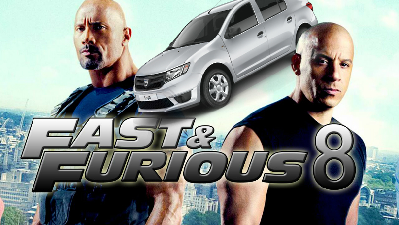 Dezamăgitor! Nici în Fast and Furious 8 nu apare nicio scenă de acțiune cu un bolid Dacia Logan!