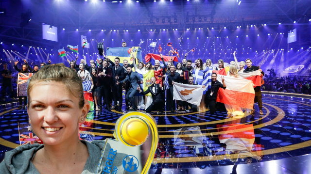 Românii vor ca Simona Halep să ne reprezinte și la Eurovision pentru că e singura care mai câștigă turnee pentru România!