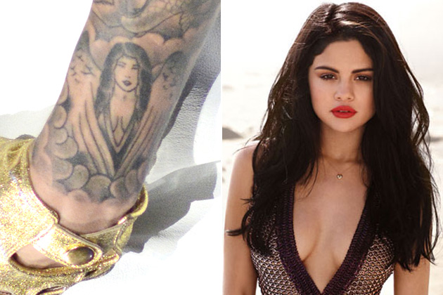 Cel mai tare artist tatuator le dă de gol pe vedete. Știai că Selena are un tatuaj secret?