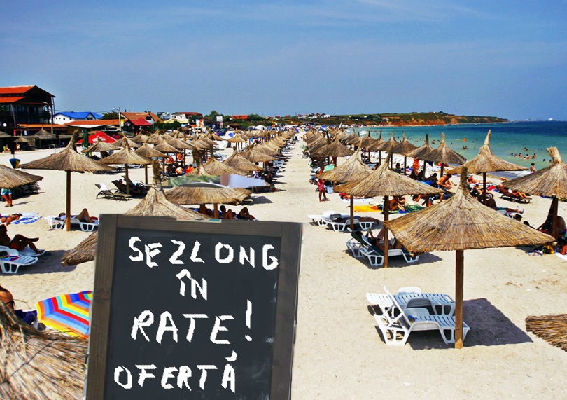 Facilități în plin sezon estival: Plajele private din Mamaia închiriază șezlonguri și în rate!