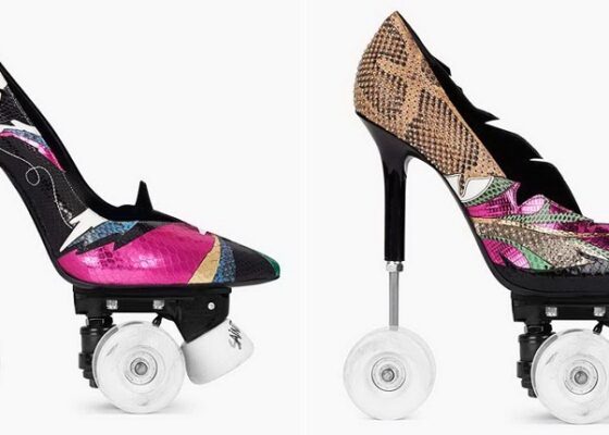 OMG! Ai purta așa ceva? O celebră casă de modă a lansat pantofii stiletto cu… role!