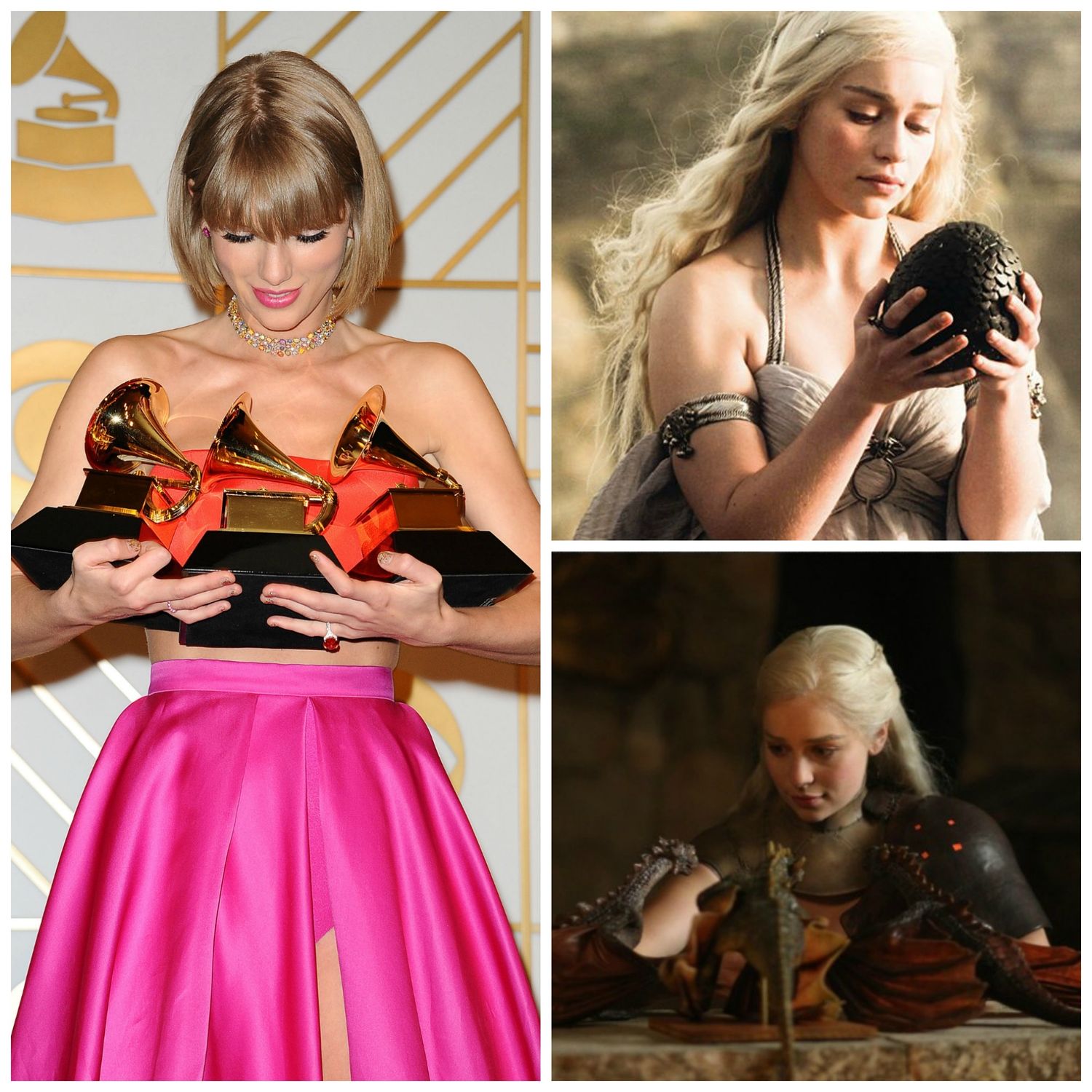FOTO: 7 momente în care Taylor Swift a semănat perfect cu Khaleesi din Game Of Thrones