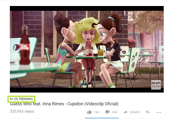 Guess Who și Irina Rimes au cucerit YouTube-ul cu videoclipul Cupidon
