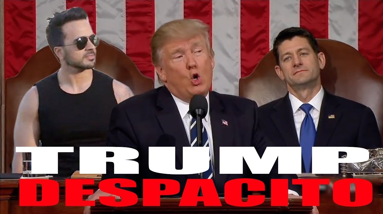 VIDEO VIRAL. Trump face playback pe „Despacito şi e cel mai LOL lucru pe care o să-l vezi azi