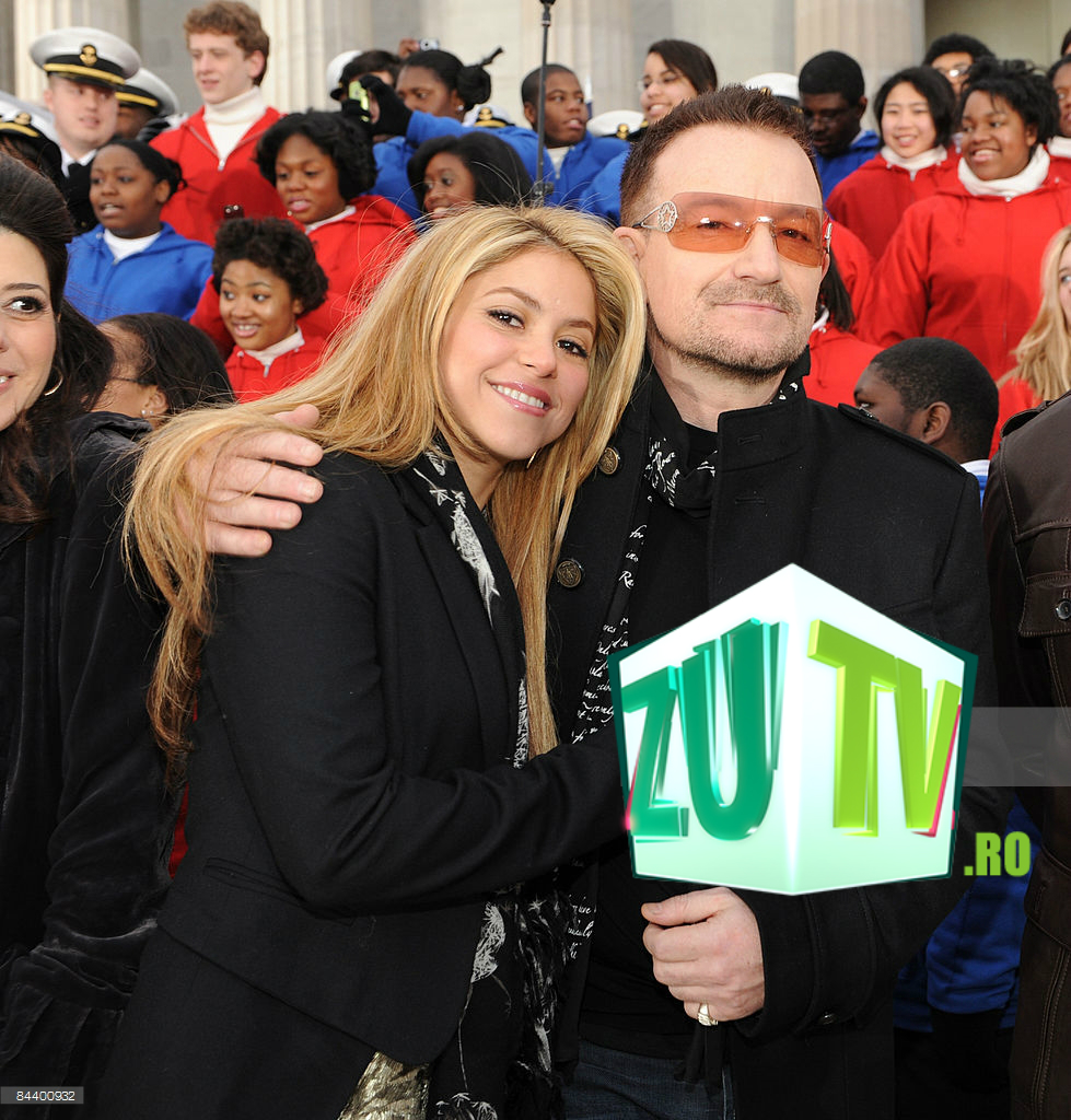 VIDEO: Bono de la U2 a făcut un cover după o piesă de la Shakira. Reacția divei e EPICĂ!
