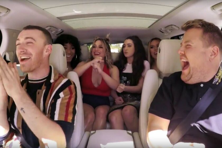 VIDEO: Știai că Sam Smith e fan Fifth Harmony? Uite cum reacționează când le întâlnește pe fete!