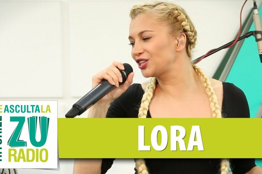 VIDEO: Lora a venit cu violoniști la Morning ZU. A cântat ”Rămas bun” și a plâns de emoție