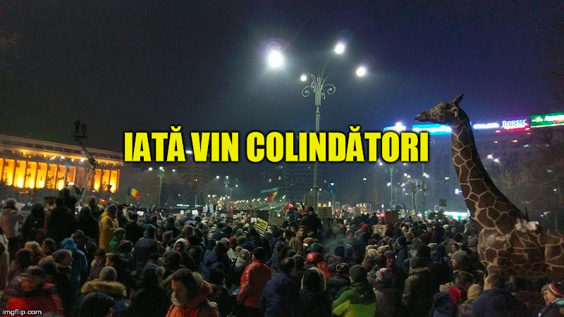 Protestu-i protest și iară Protest! Politicienii nu se tem de miile de români din Piața Victoriei, ci le mulțumesc că vin să îi colinde!