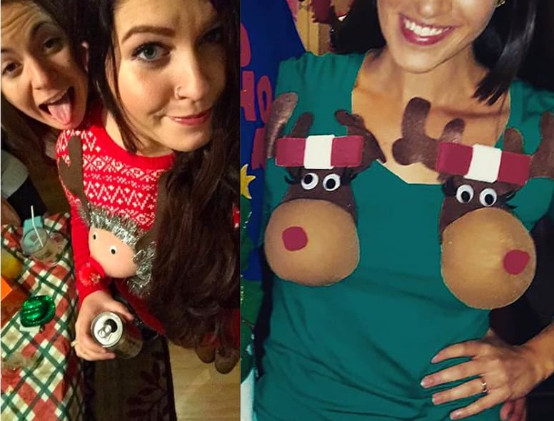 Christmas Boobs, trendul care a înnebunit internetul înainte de Sărbători