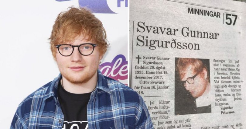 OMG! Ed Sheeran a fost „omorât de un ziar din Islanda